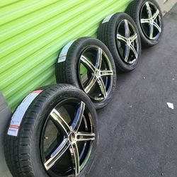 Wheel 17 5 Lugs 5x114.3 New Rims And Tires 