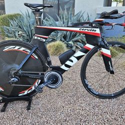 Cervelo P5 , Size 58 , Zipp , Dura Ace, Ultegra 11 Spd Triathlon Bike