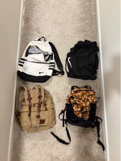 Backpacks $5 each