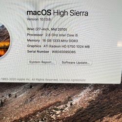 Mid 2010 iMac