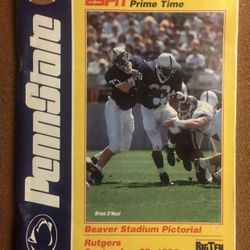 Vintage Penn St Vs Rutgers Sept 25,1993 ESPN Kerry Collins-Joe Paterno GC