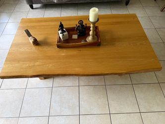Crate and Barrel Solid Wood Coffee Table