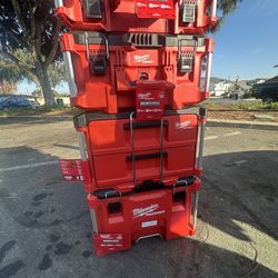 Milwaukee Packout Set Of 4 Brand New 