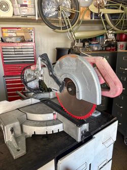 12 inch compound slide meter saw with laser.