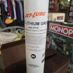 JET-LUBE Multipurpose Grease: White Lithium Grease, 14 oz