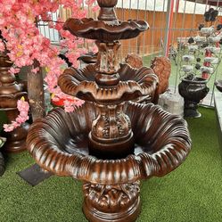 Large 3-Tier Concrete Fountain 