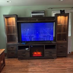 Entertainment Center And Tv