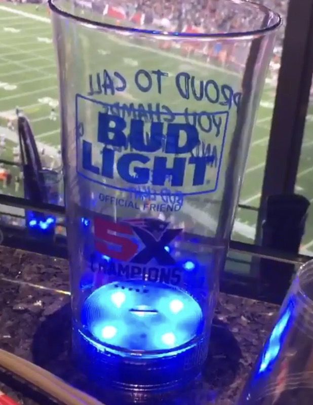 New England Patriots Bud light Touchdown Cup