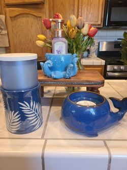 Candle holders from Bath and Body Works