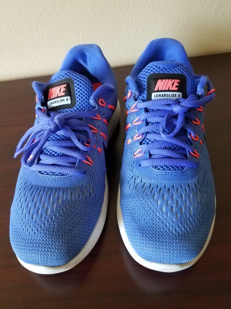 Blue Nike Lunarglide Women's Shoes