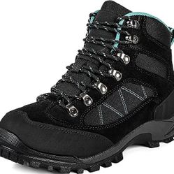 @ R CORD Hiking Boots Women Waterproof Ankle Support Womens Hiking Boots Hiking Shoes Backpacking Boots Lightweight Breathable Non-slip Durable Hiking