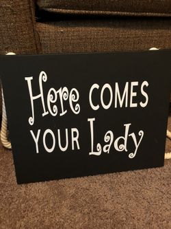 Wedding sign