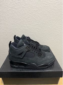 Size 9 Nike Jordan 4 black cat