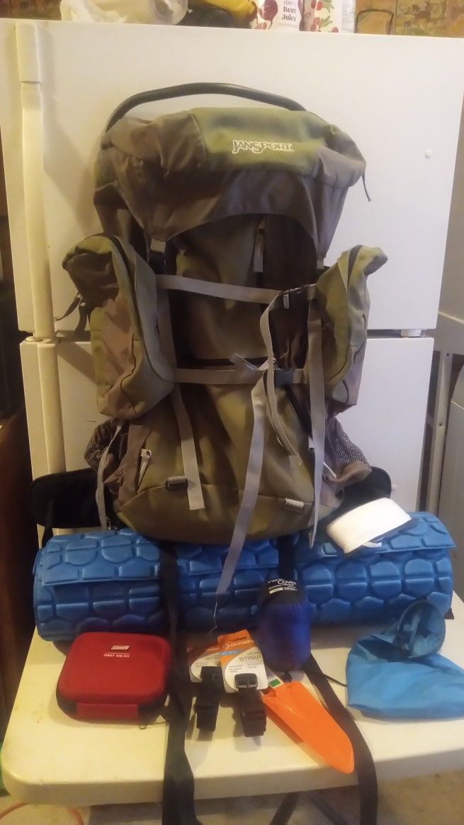 Jansport Carson Framed Backpack With Bonus Extras 