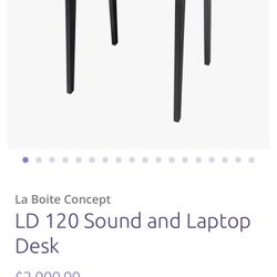 LD 120 Sound and Laptop Desk La Boite Concept