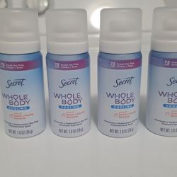 Secret Whole Body Cooling Spray Deodorants