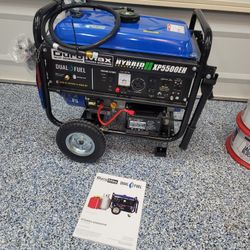 New Duromax DUEL FUEL GENERATOR $750 FIRM