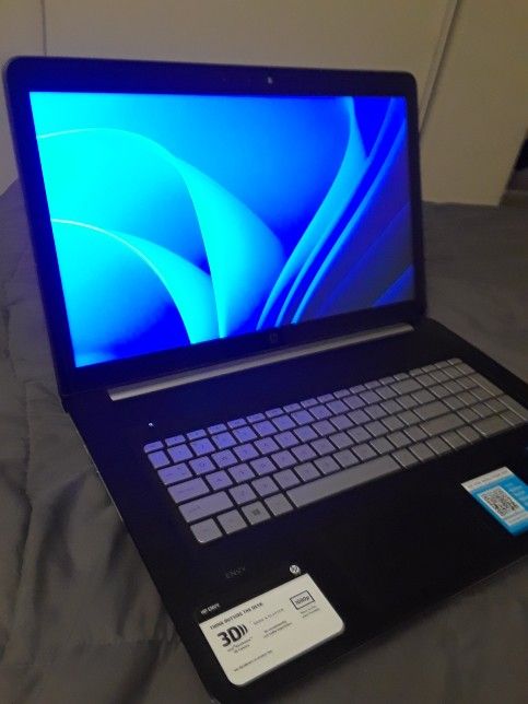 17" HP ENVY LAPTOP NOTEBOOK TOUCH SCREEN WINDOWS 11 16gb Ram 1tb HD Intel CORE i7 WORKING GREAT. Charger Included