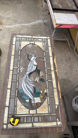 Stain glass project  44 3/4 “ x 20 3/4”