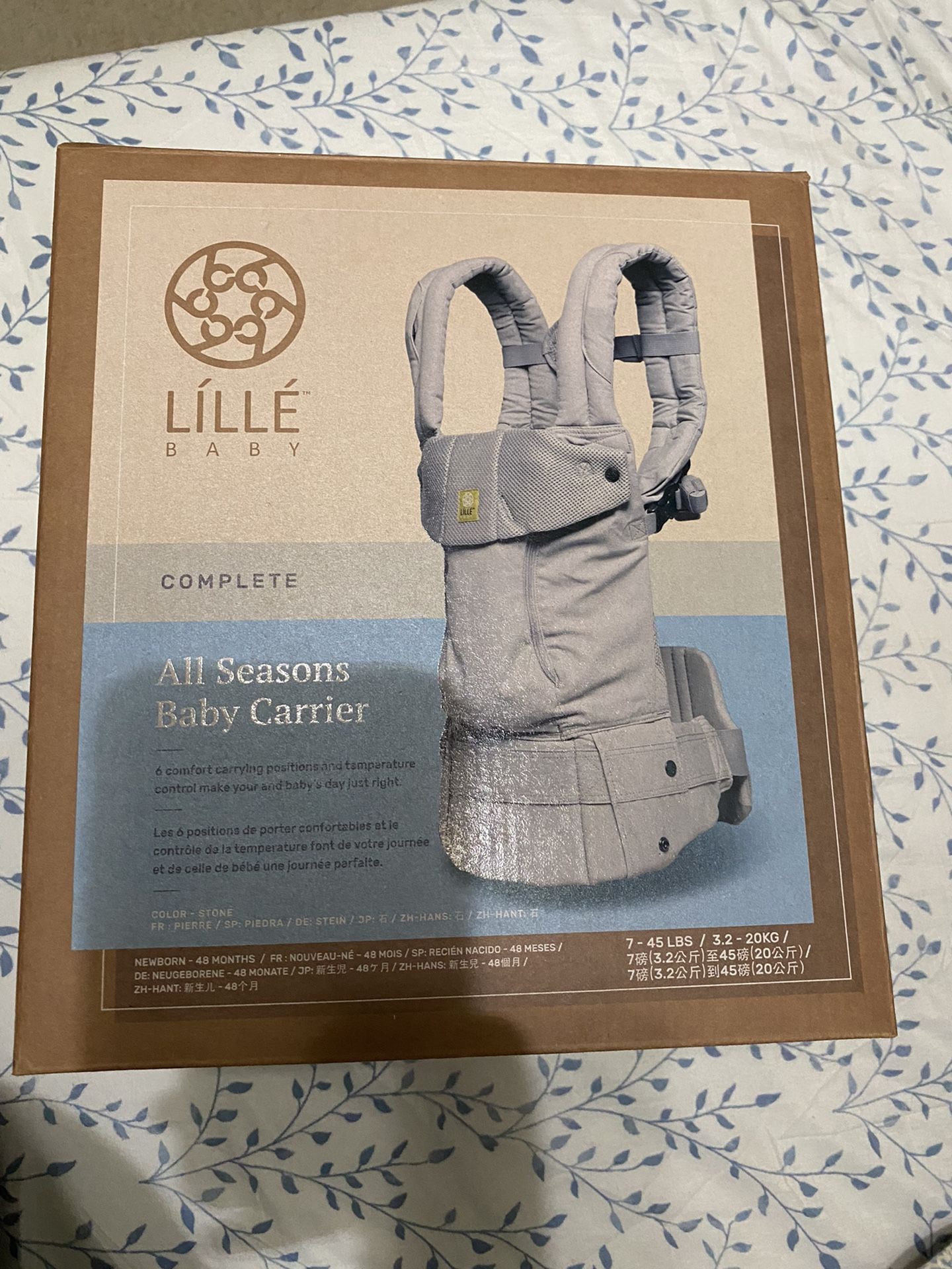 LÍLLÉbaby Complete All Seasons All-Positions Baby Carrier, Stone
