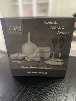 Pot & Lid 4 qt Stock pot stovetop or oven to table & into the fridge New