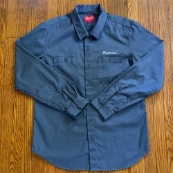 Supreme Fw17 Pledge Allegiance Work Shirt 
