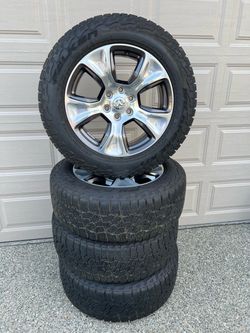 Tires size 265/60/20  and rims pressure sensor included