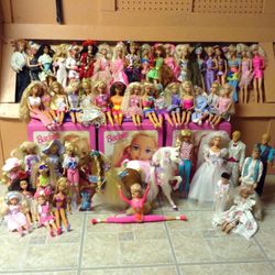 Tons Of Barbie Dolls 