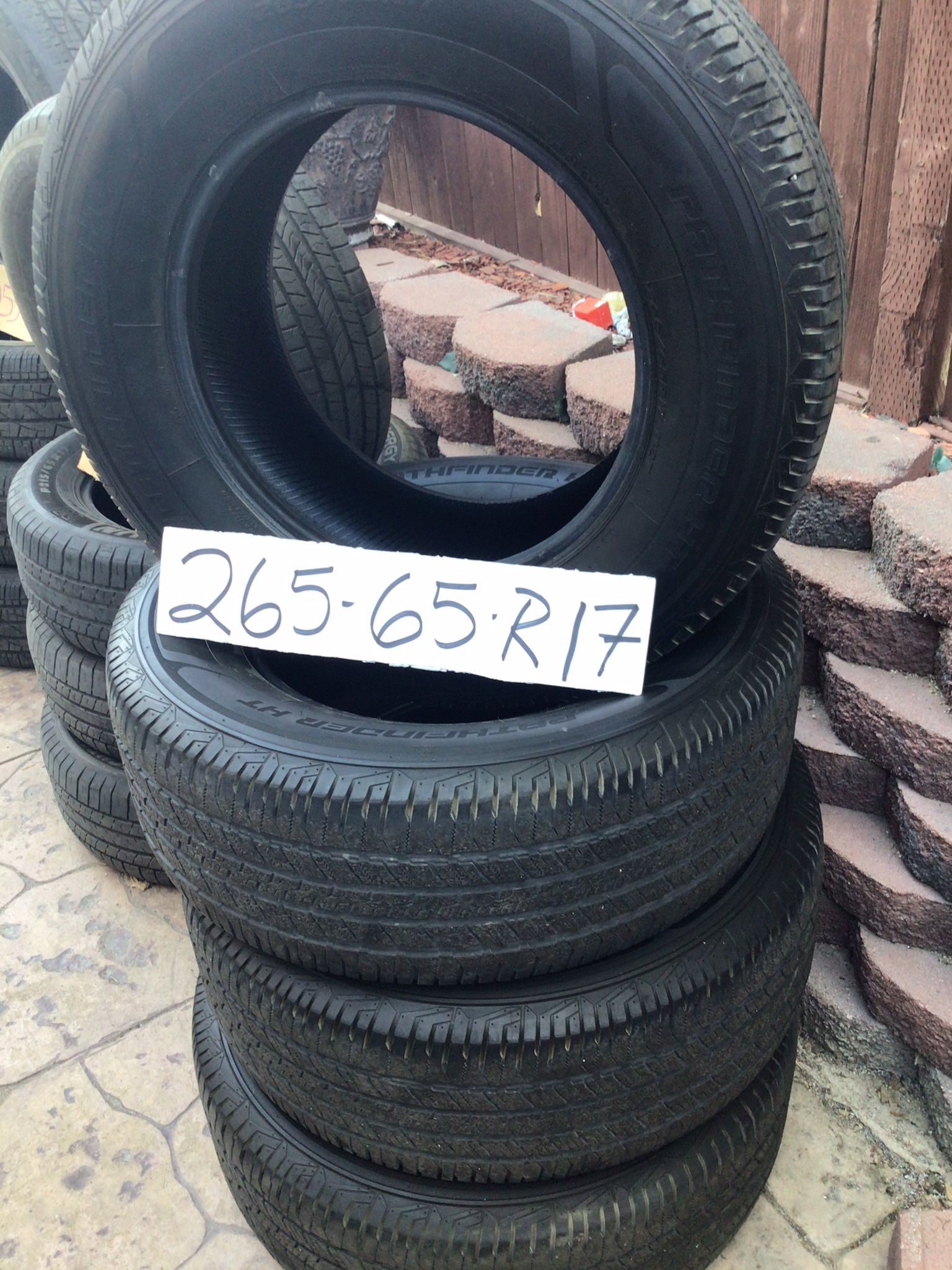 265. 65  R17 Tires