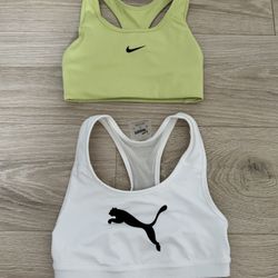 Selling women’s Nike & Puma sports top, size XS — $10.