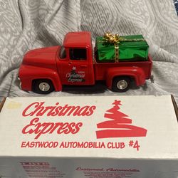 Vtg. ERTL 1994. Xmas 1956 Ford Pickup Truck.