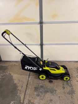 Ryobi One+ 13” Cordless Mower w/18v battery and charger