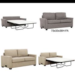 Sofa Bed Full With Mattress Memory Foam 