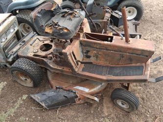 Riding lawn mowers, tractors