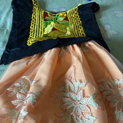 Traditional little girl custome