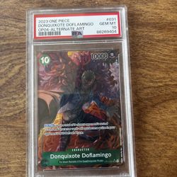 Psa 10 Donquixote Doflamingo Alt Art