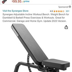 Synergee Adjustable Bench 