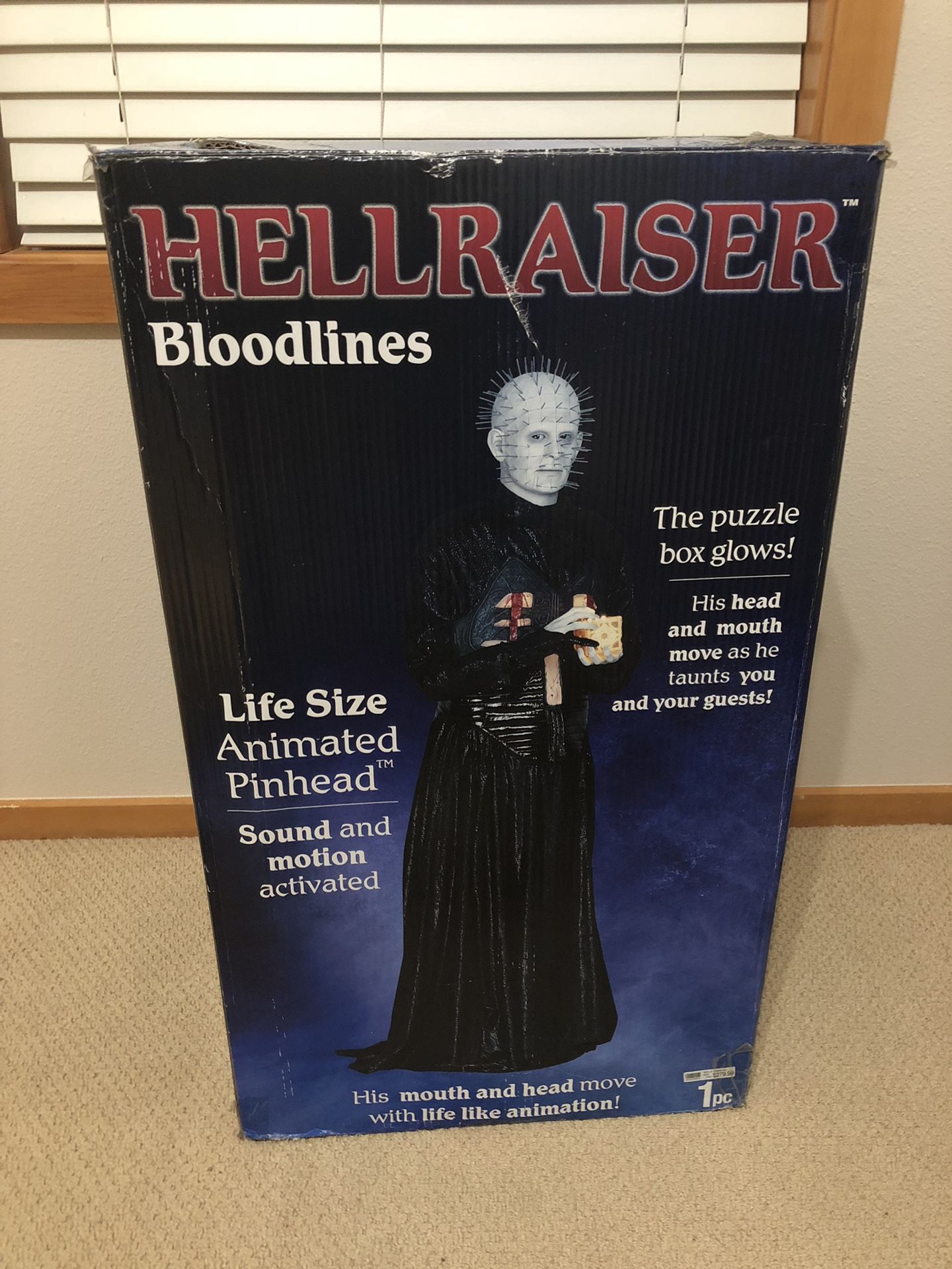 Lifesize Gemmy Hellraiser Pinhead Animated