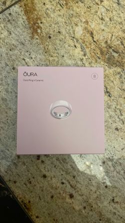 Oura Ring 4 Ceramic pink size 8