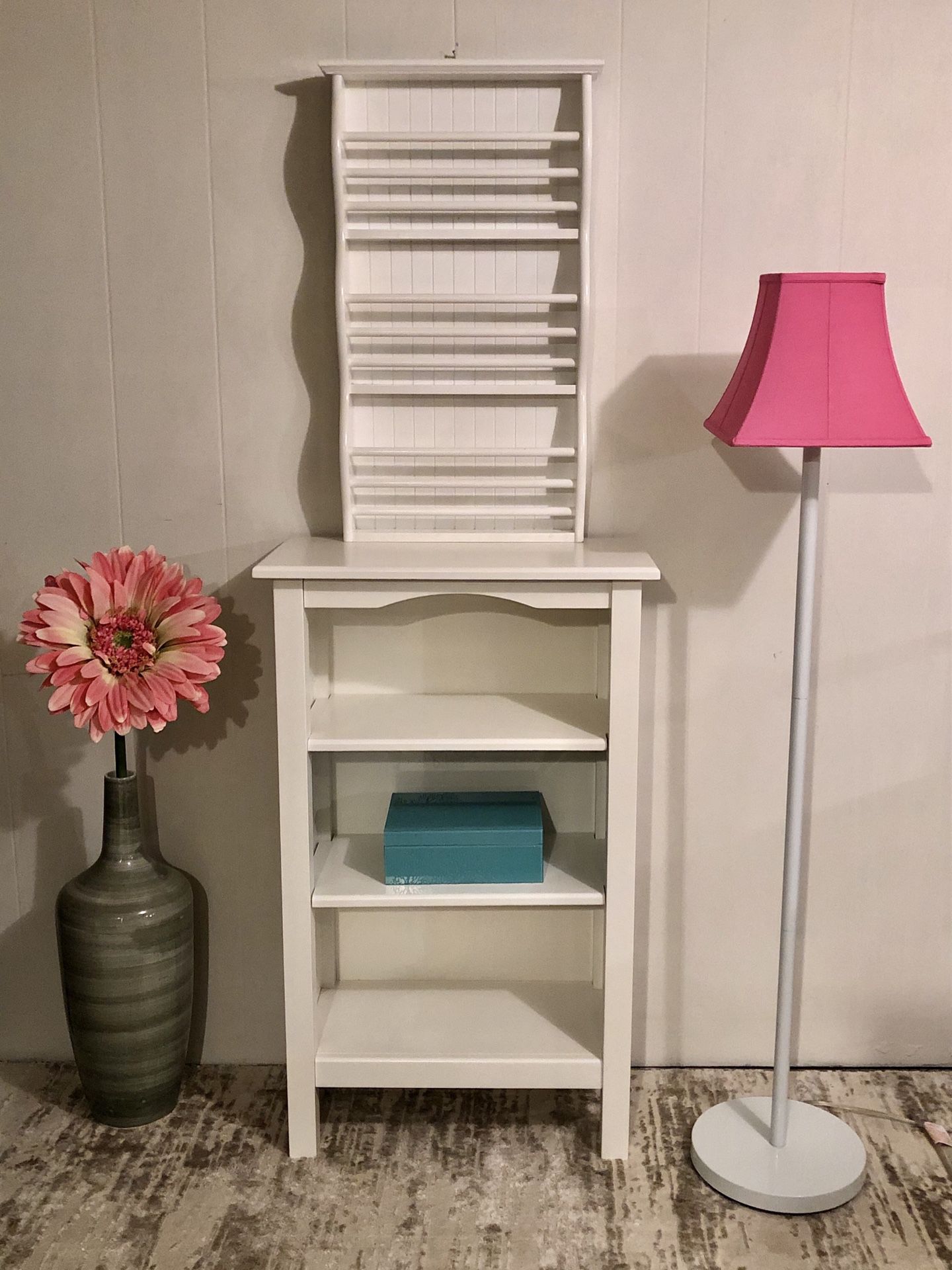 PENDING Storage shelves and lamp