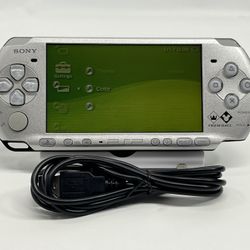 SONY Playstation PSP 3000 Kingdom Hearts Edition Silver Game Console