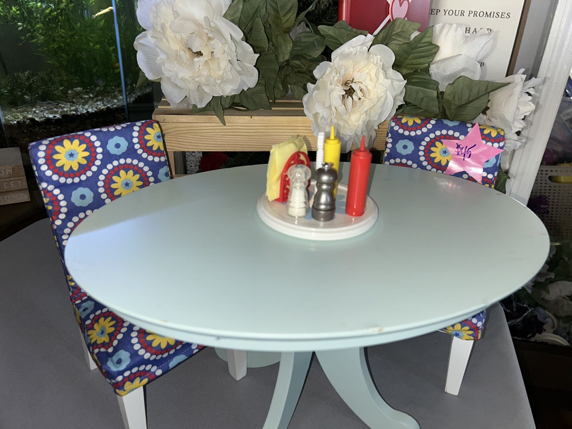 American Girl Doll Dinning Room Set.