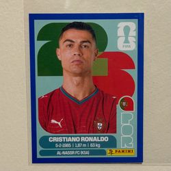 Cristiano Ronaldo (BLUE) Panini Sticker FIFA World Cup 2026