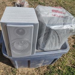 TWO.  SHARP SPEAKER SYSTEM. Woofers 