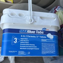 Pool Time MAX BLUE TABLETS Brand New