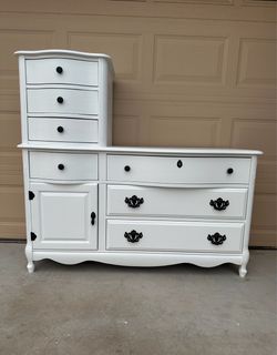 White 7 Drawers