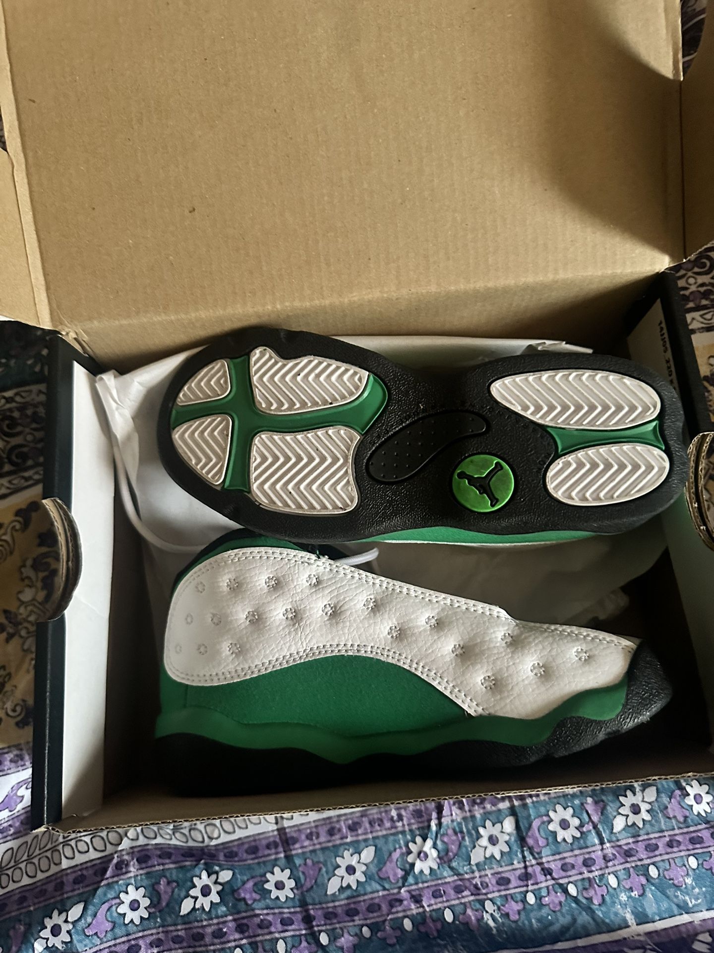 Jordan 13 Lucky Green β Size 10C