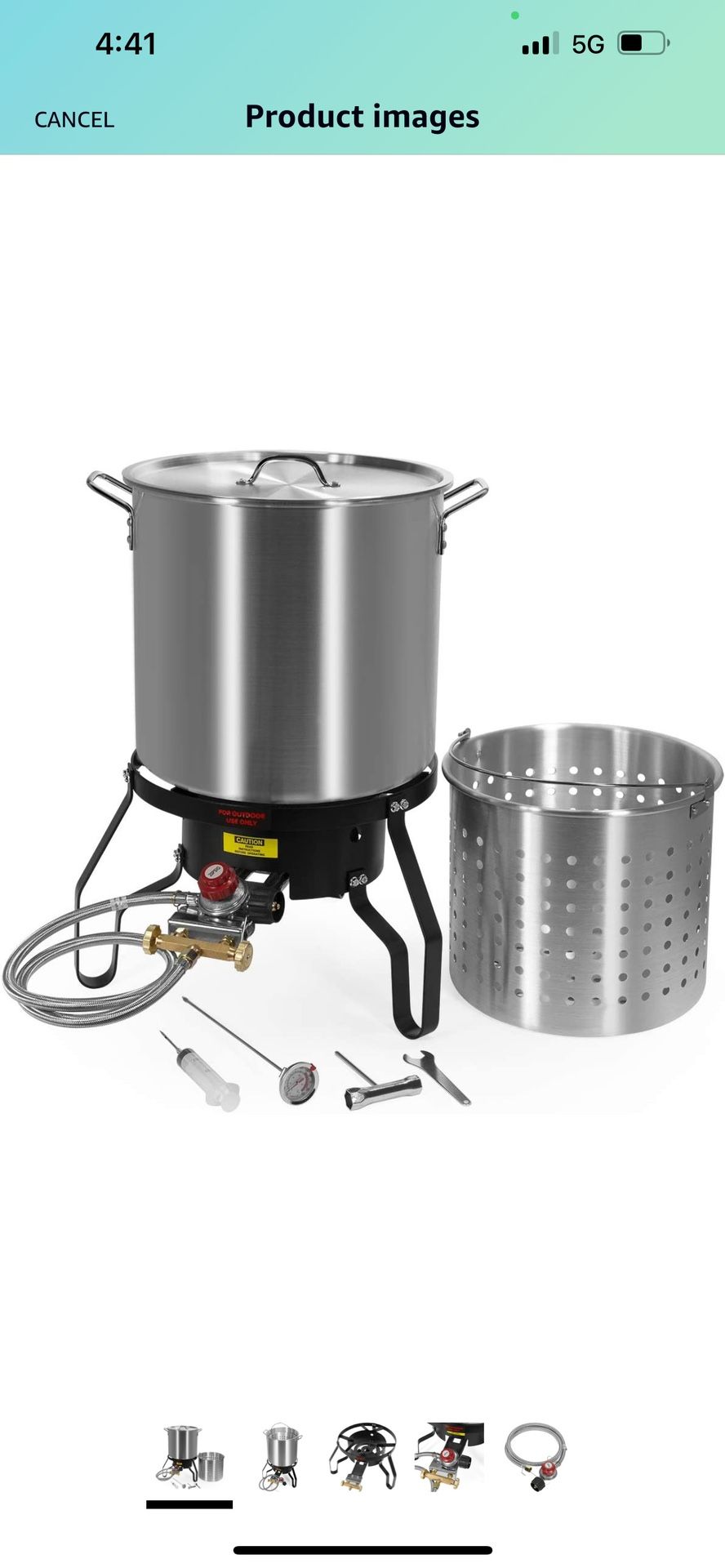 Barton 52Qt Turkey Deep Fryer w/High Pressure Burner All Purpose Aluminum  100,000 BTU Outdoor Boiler Roaster Clam Bake Crawfish Pot Boiling Lid  Seafood Cajun Gas Stove Burner Stand Injector – Home Accessories