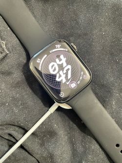 Apple Watch Series 9 [GPS + Cellular, 45mm] - Graphite Stainless Steel Case with Midnight Sport Band, M/L