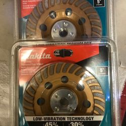 Makita five In Low vibration Diamond Cup Wheel compatible With Angle Grinders with electronic controller
